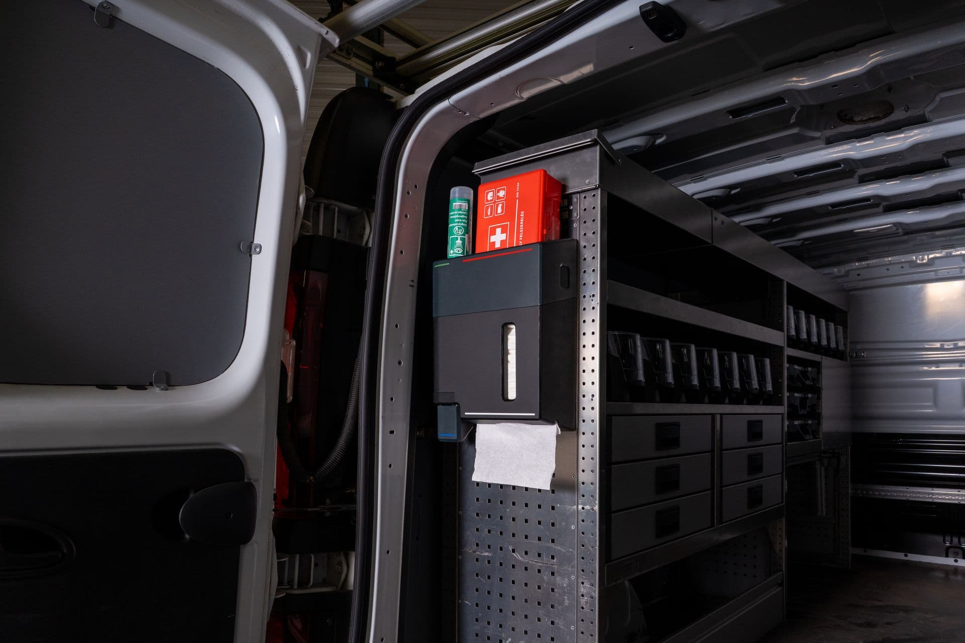 HYSAVER unit installed in a commercial van